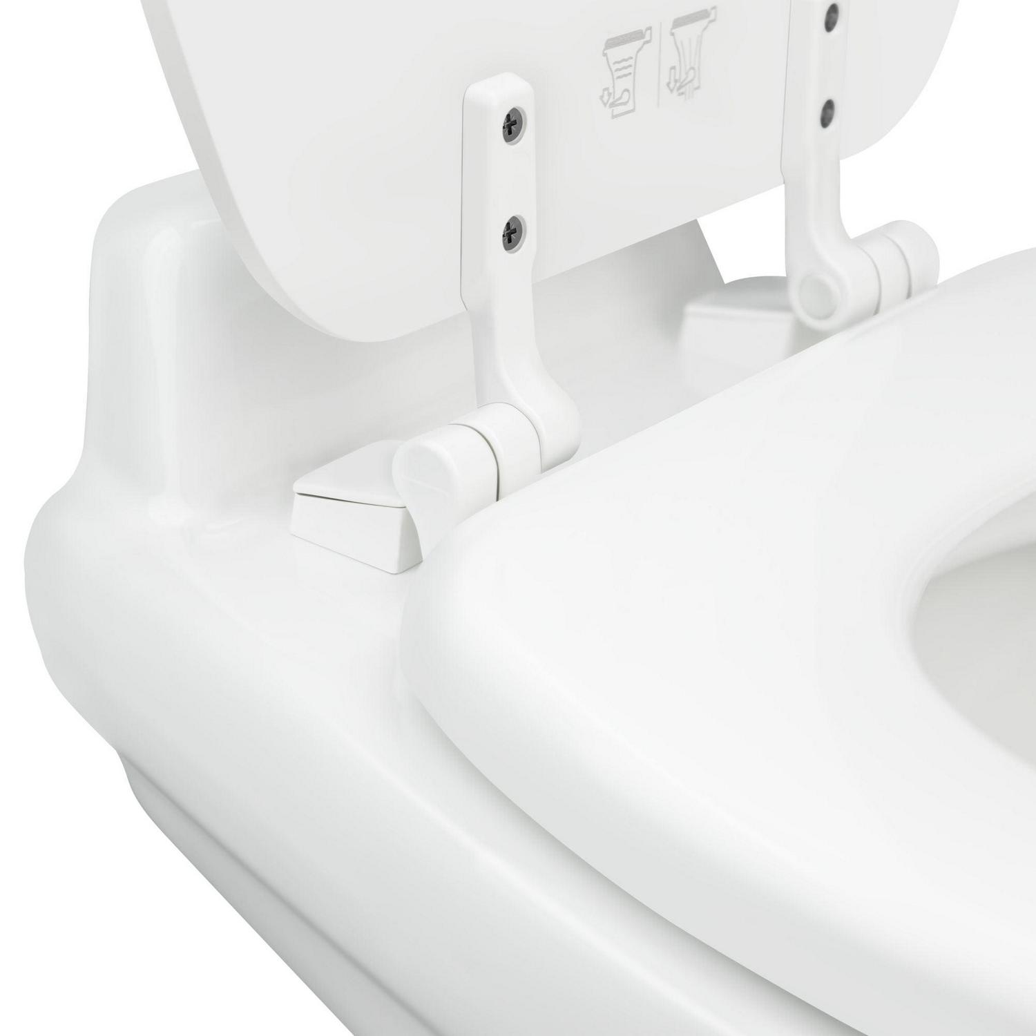 320 RV Toilet | White | 302320081 | Standard Height | Gravity Toilet | Elongated Ceramic Bowl | Flush with Foot Pedal | For RVs. Trailers. and Outdoor Campers - Image 7