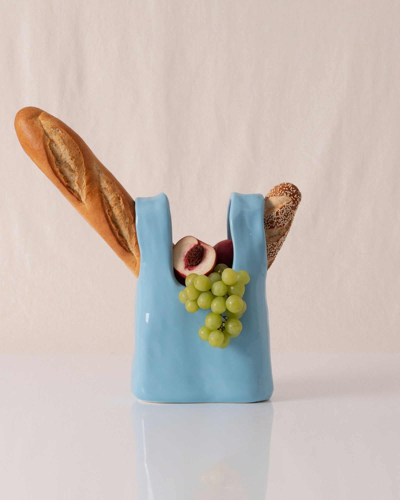 MAM X ANOTHER COTTON LAB - VASE M LIGHT BLUE