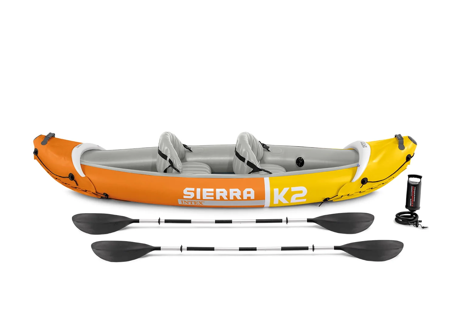 Sierra K2 Inflatable Kayak with Oars and Hand Pump - Image 8