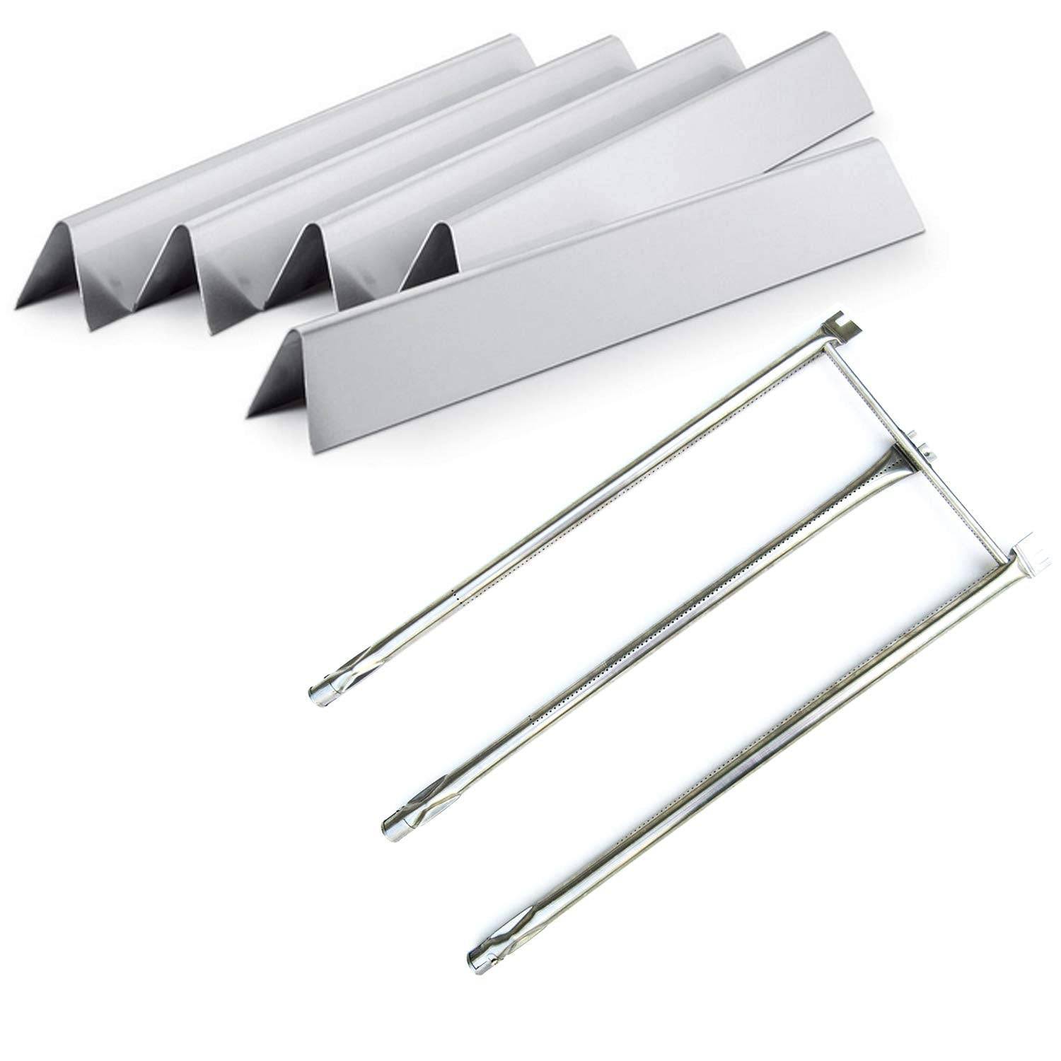 Direct Store Parts Kit Dg230 Burner & Heat Plate Replacement for Weber Genesis Silver/Gold B&C, Spirit 700 Grill