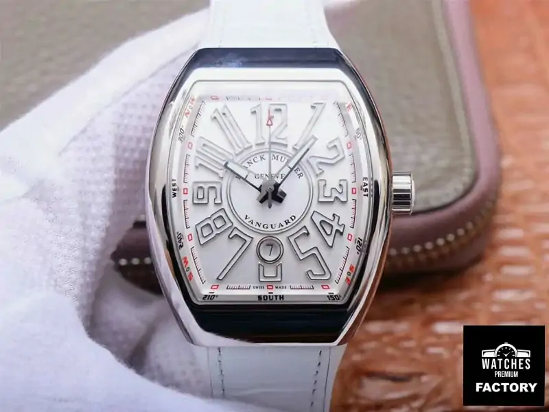 Franck Muller Vanguard V 45 SC DT 5N BC ZF Factory White Dial