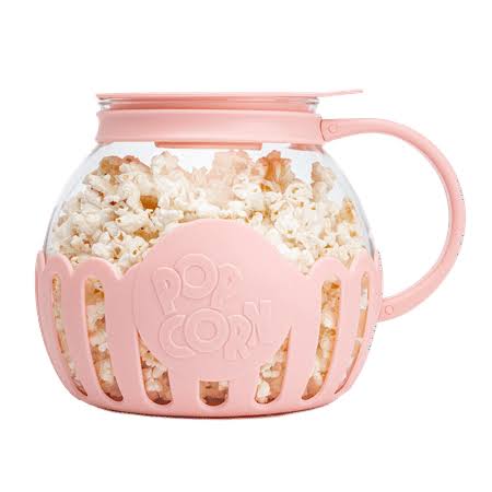 Paris Hilton PH11574-AS Microwave Popcorn Popper, Dishwasher Safe, 3.3-Quart, Pink