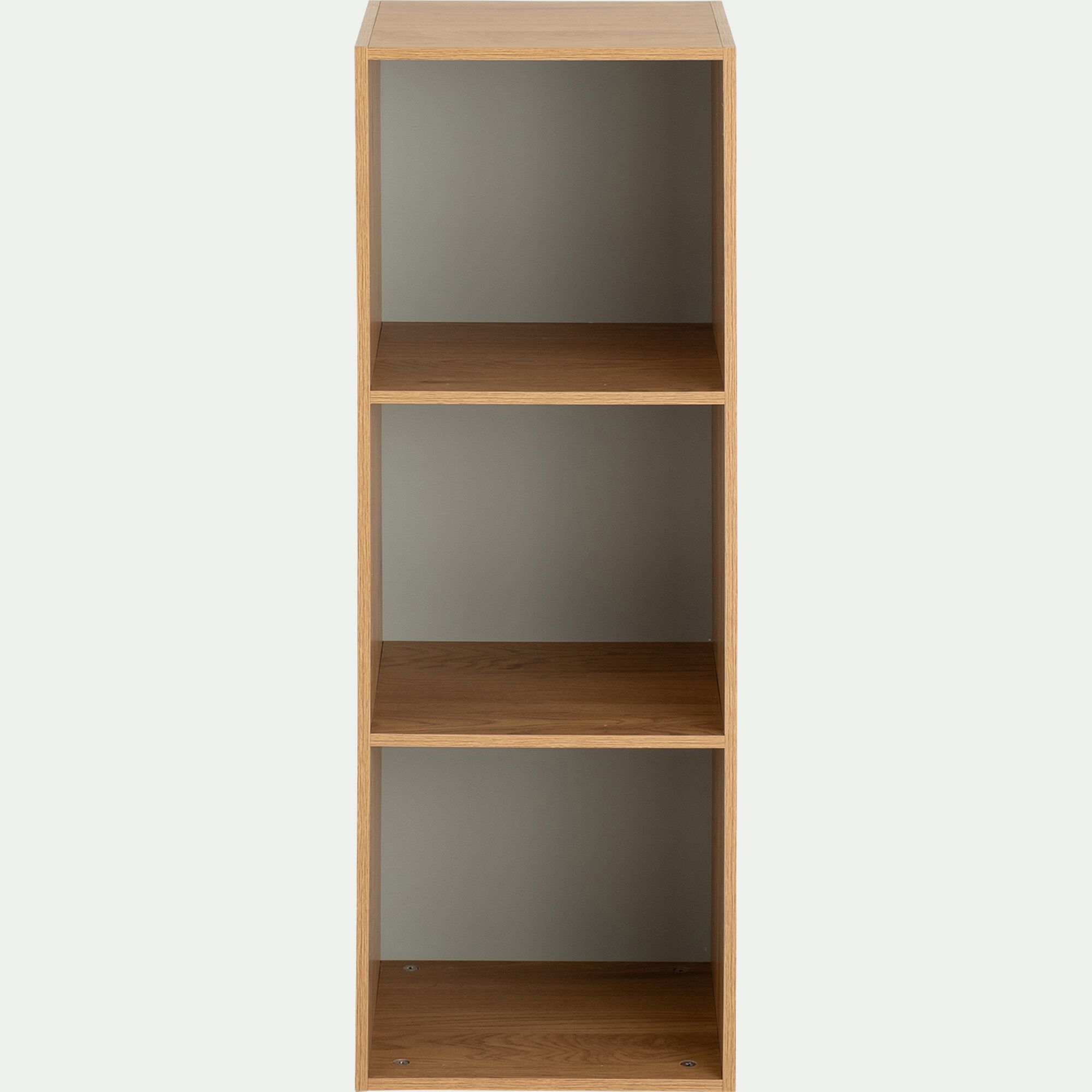 CAZ - Etagère 3 cases en bois - bois clair