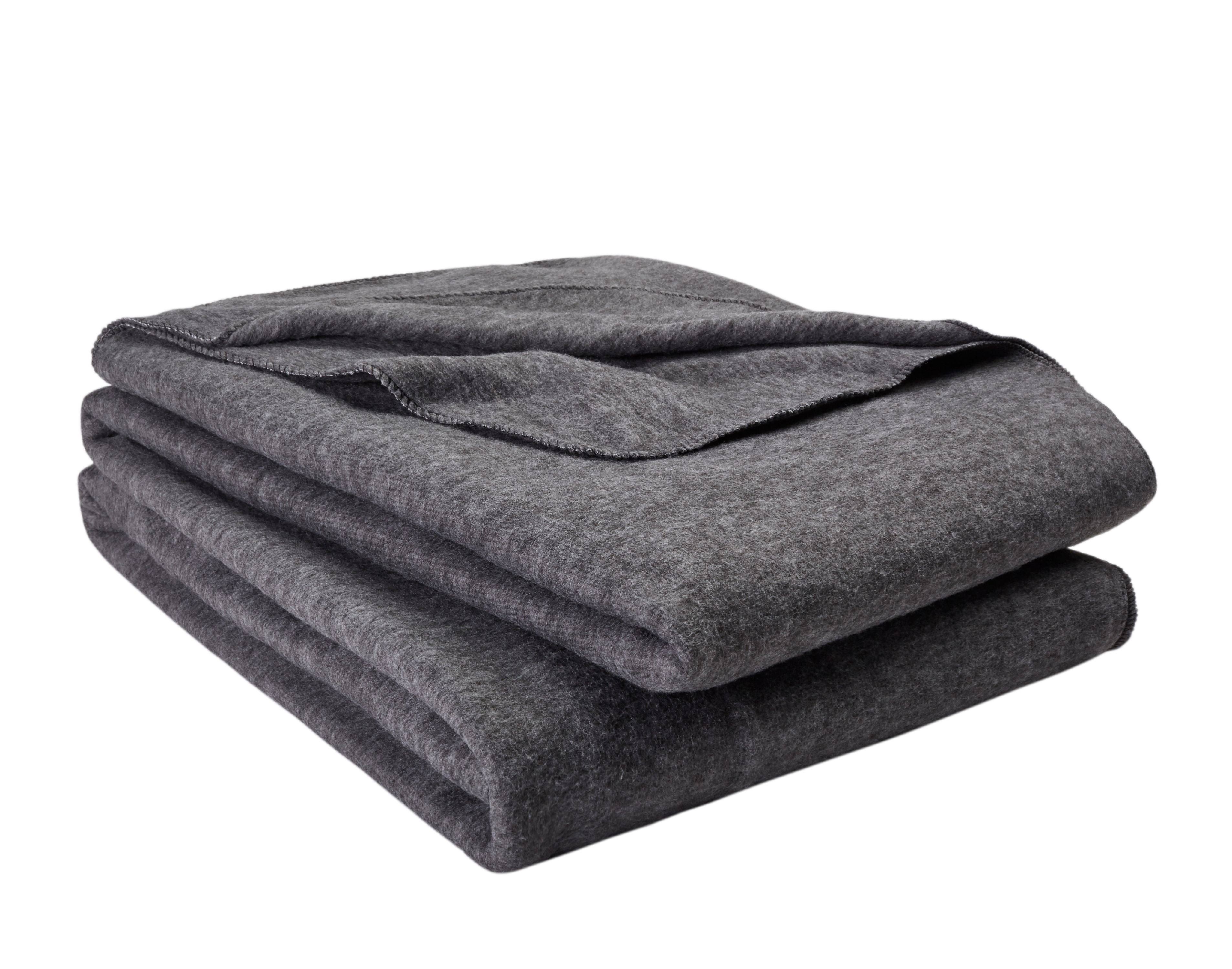 Mainstays Super Soft Fleece Bed Blanket, Gray, Full/Queen