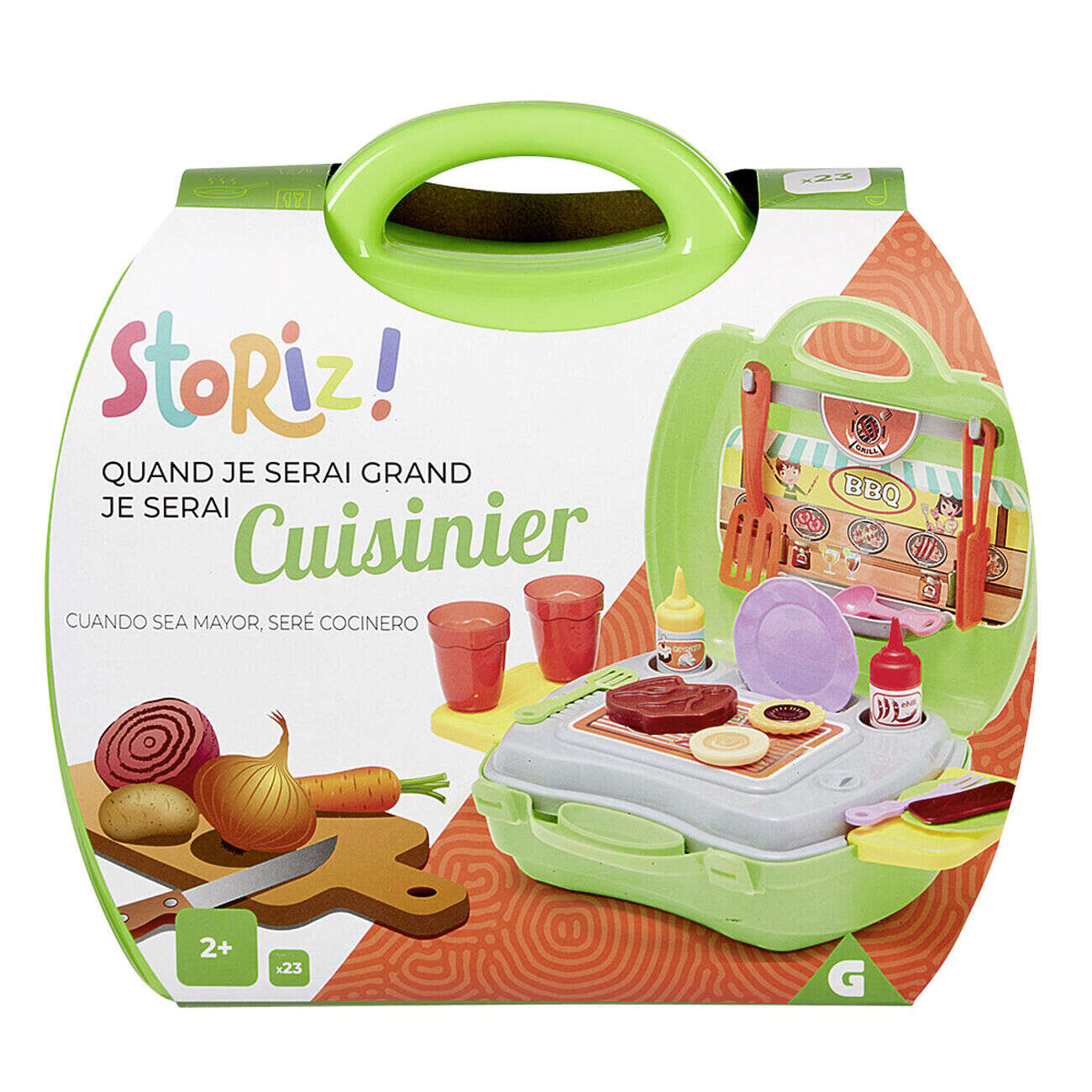 Mallette de jeu barbecue 22 pièces