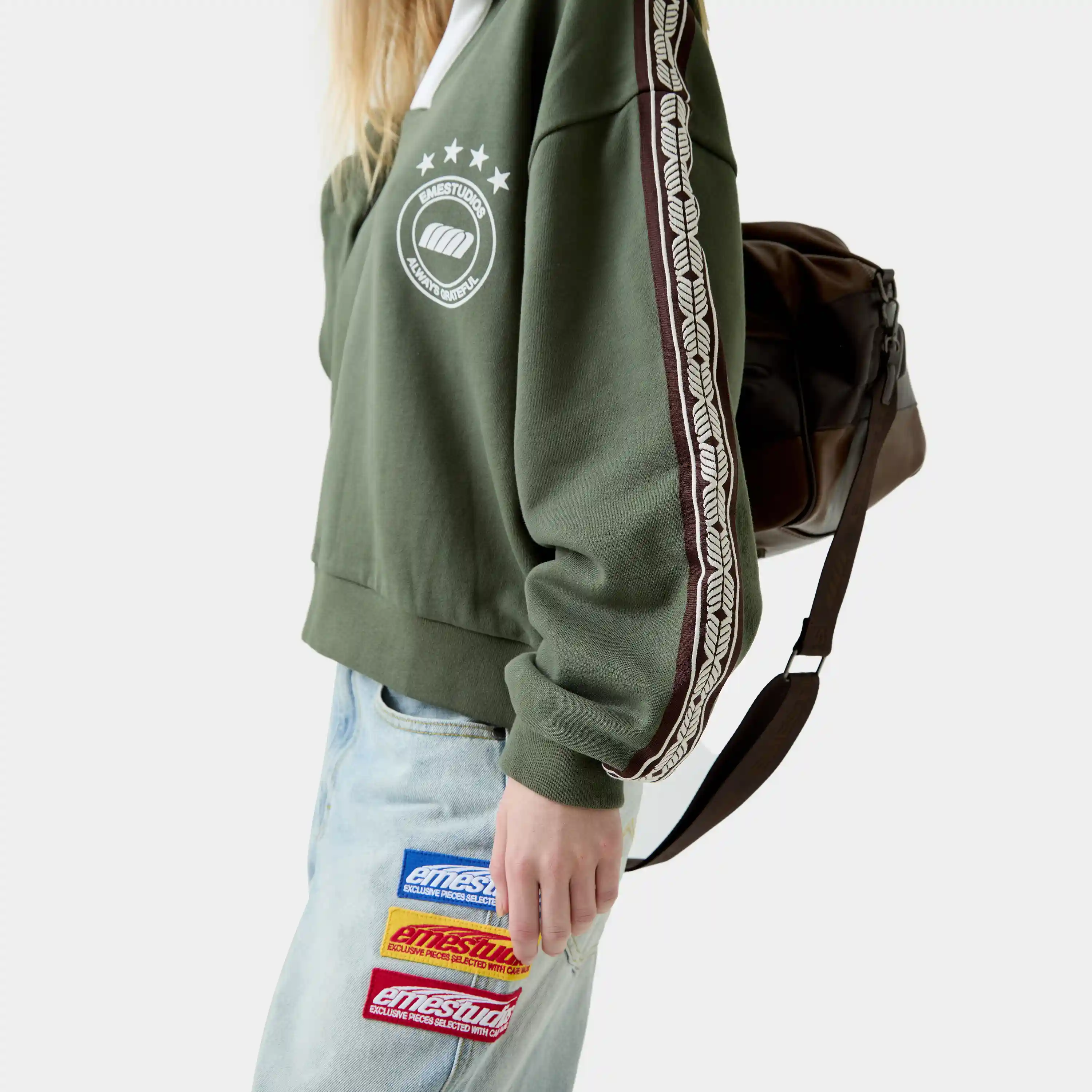 Cane Forest Polo Crewneck
