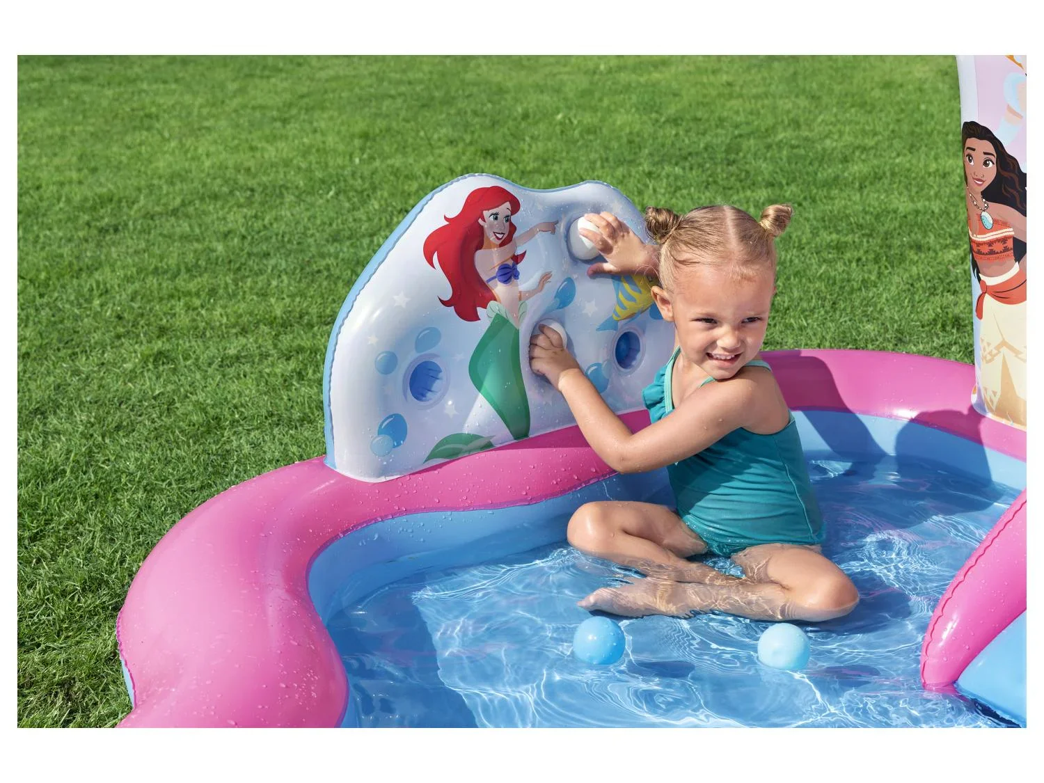 Bestway Aire de jeux gonflable Spider-Man ou Princesses Disney