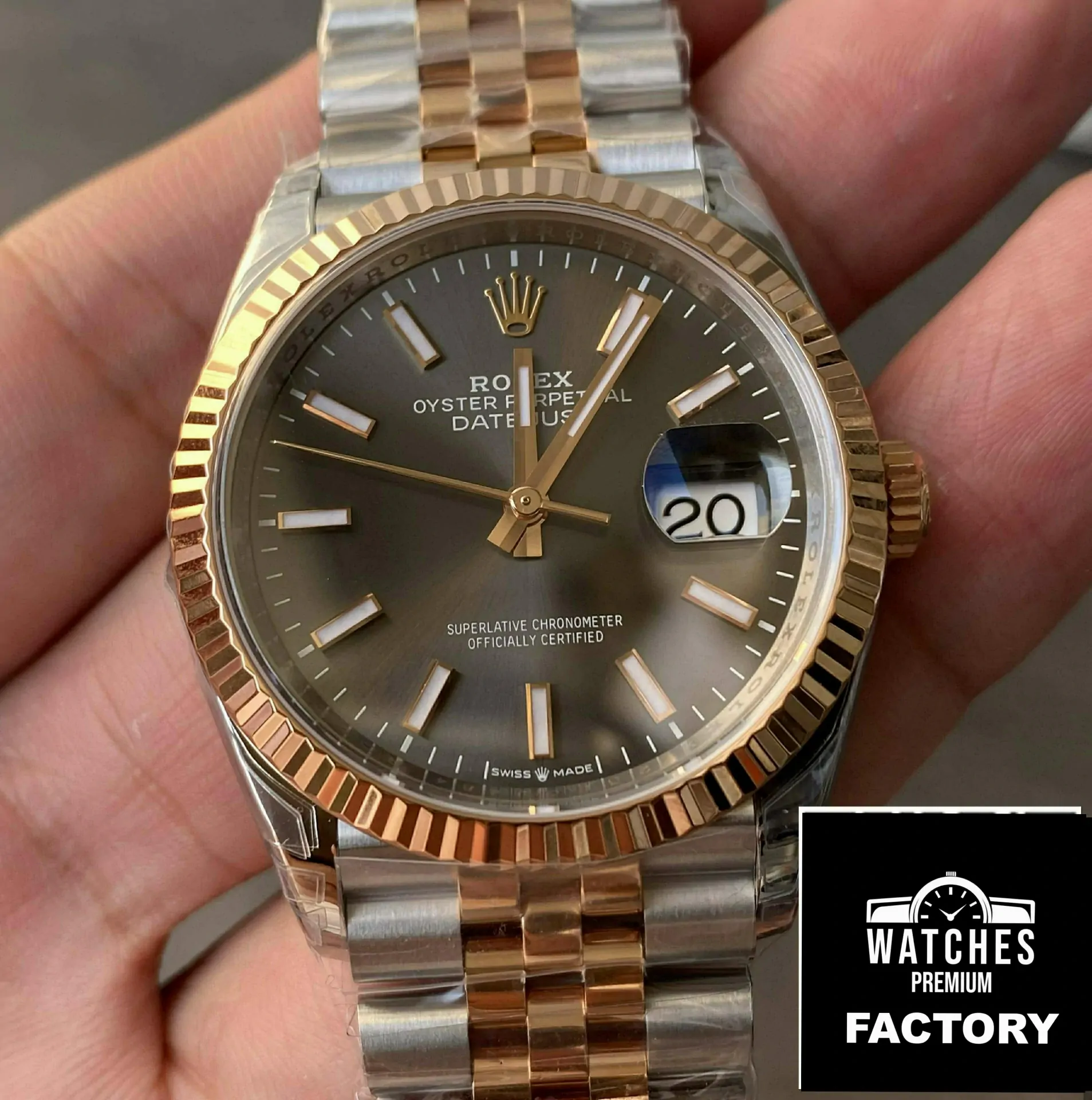 Rolex Datejust M126231-0013 36MM VS Factory Gray Dial