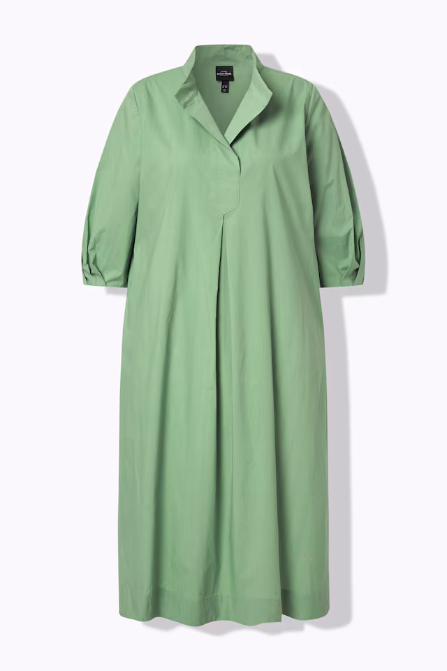 Paper Touch 3/4 Sleeve Collared Dress