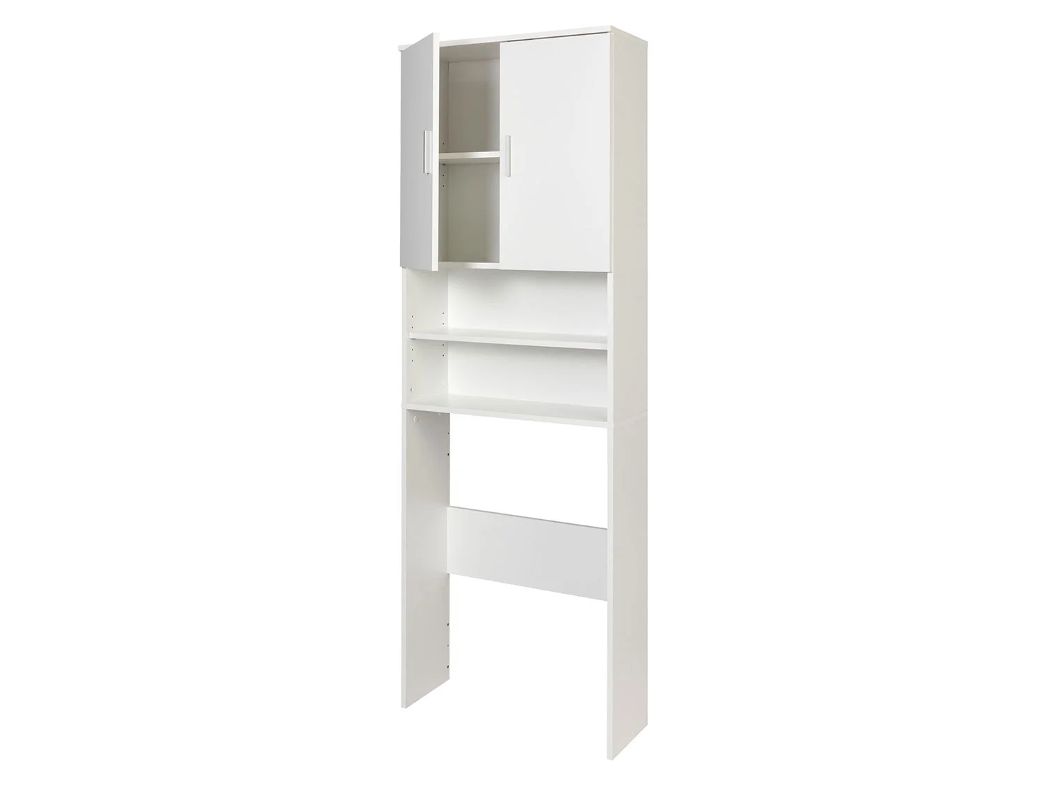 LIVARNO home Meuble pour lave-linge Liverpool, 64,5 x 190 x 25 cm, blanc