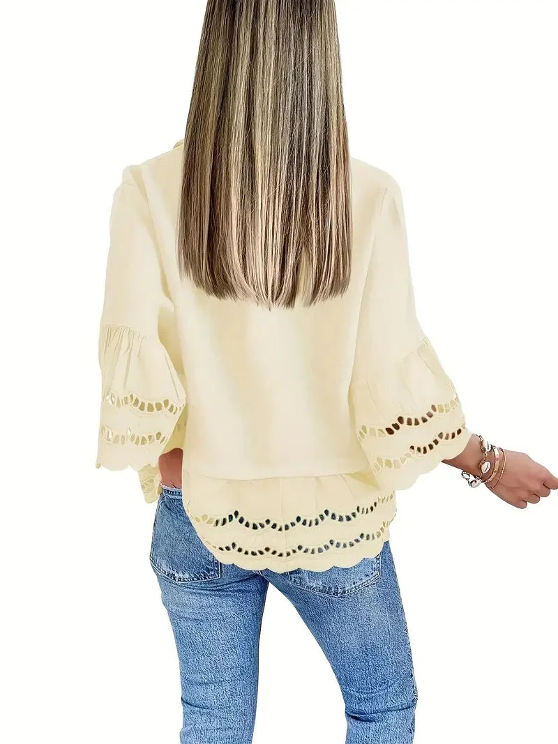 Emily - Blouse Aérée Chic
