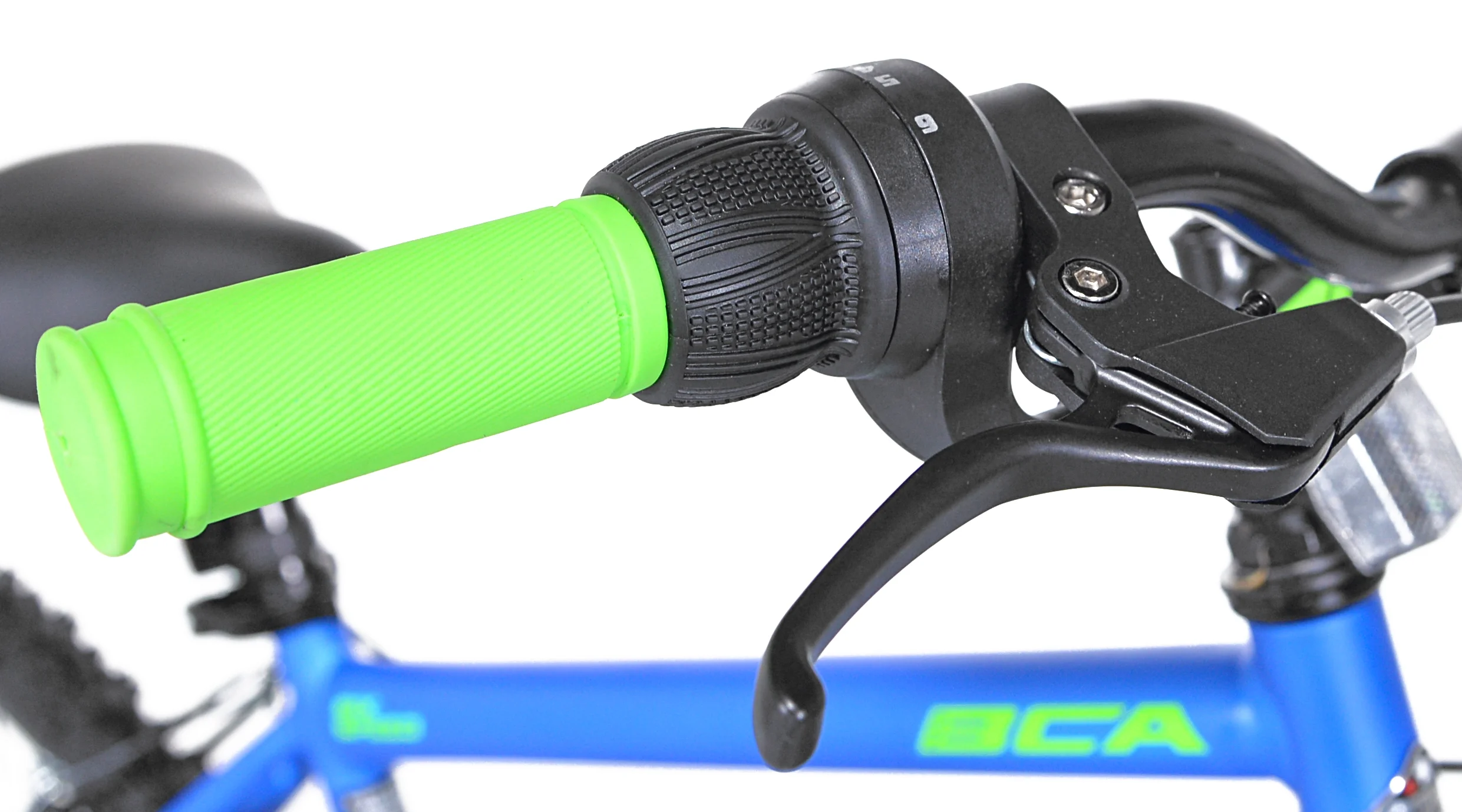 20" Crossfire 6 Speed Boy's Mountain Bike, Blue/Green Image 6
