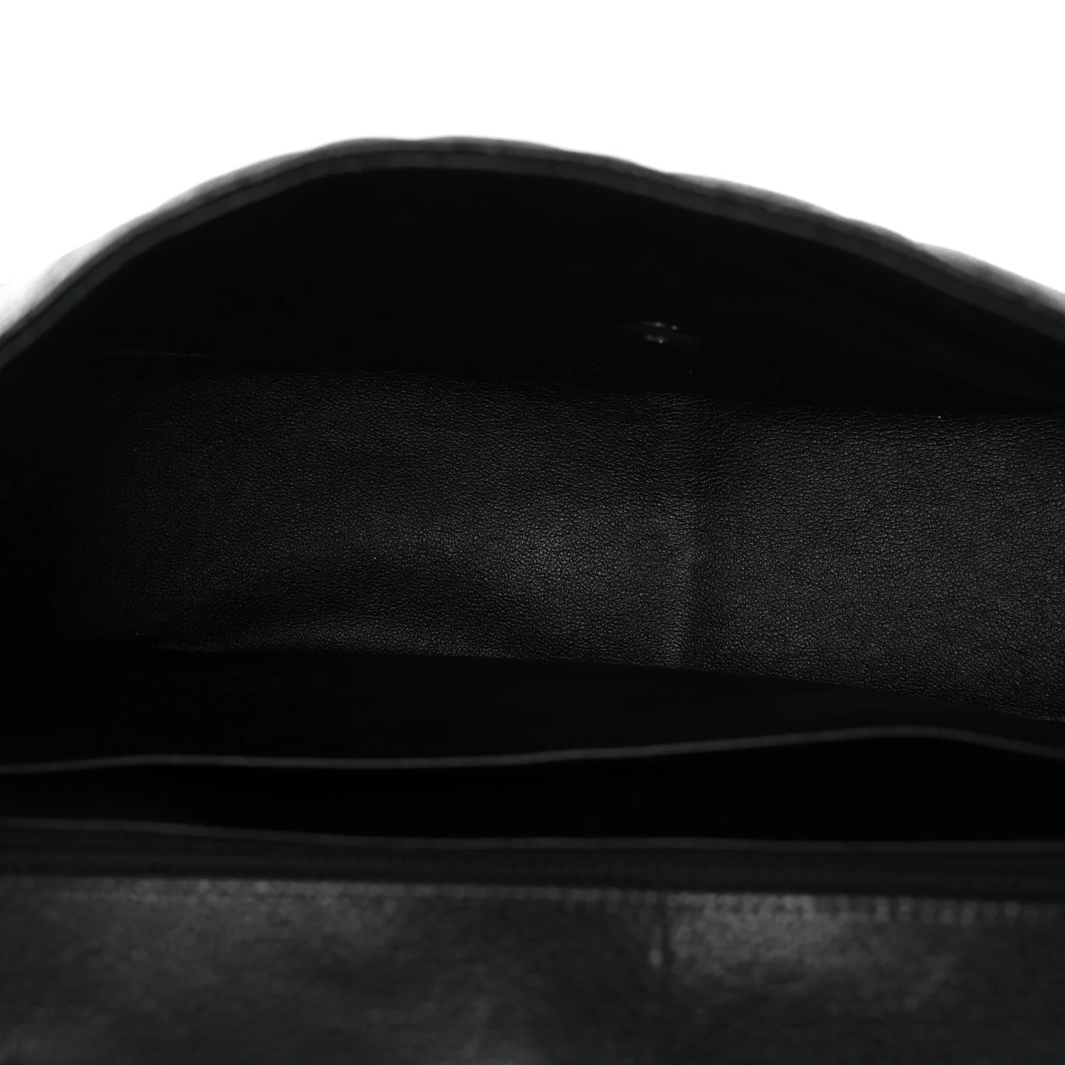 Caviar Quilted Jumbo Single Flap Black