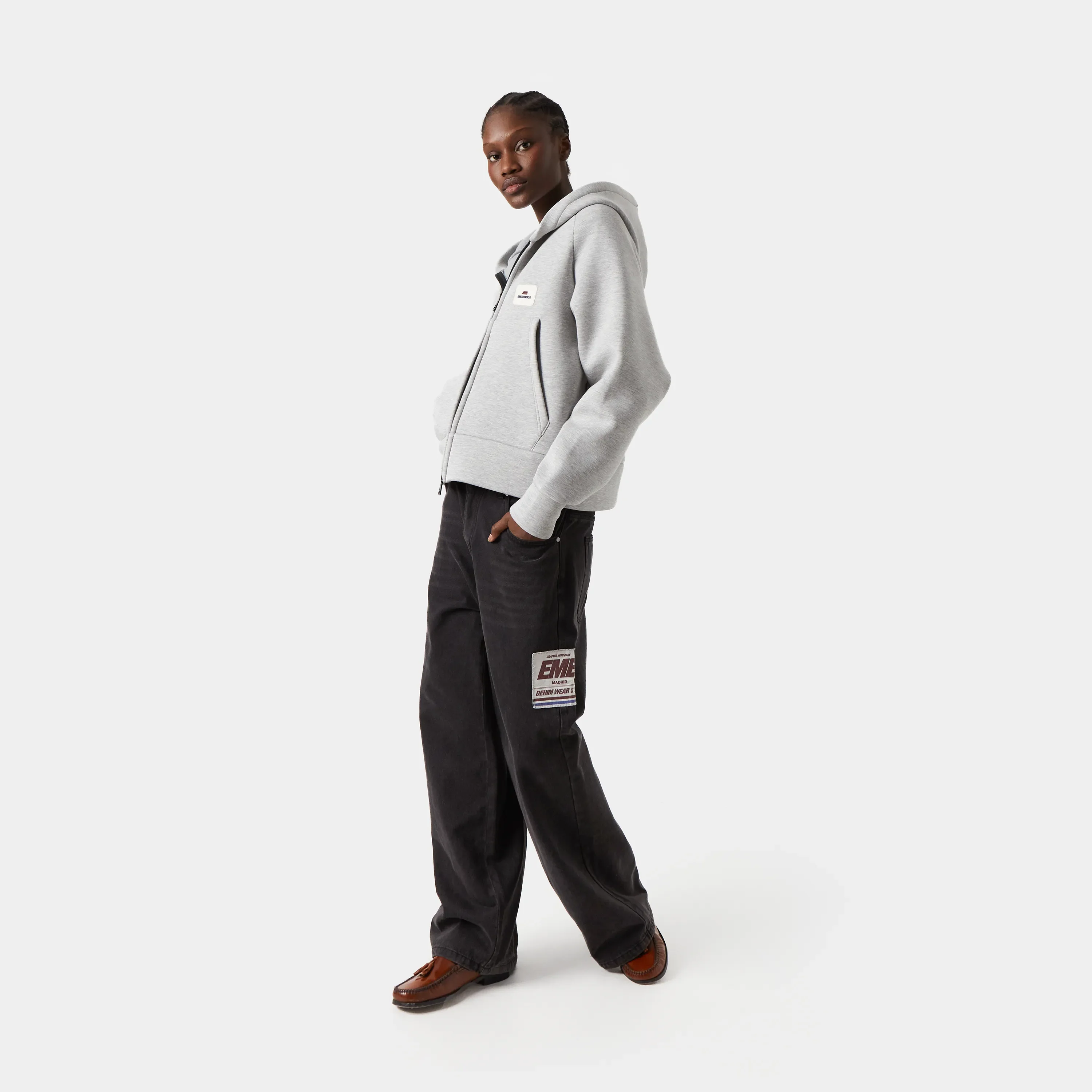 Groovy Heather Grey Neoprene Jacket