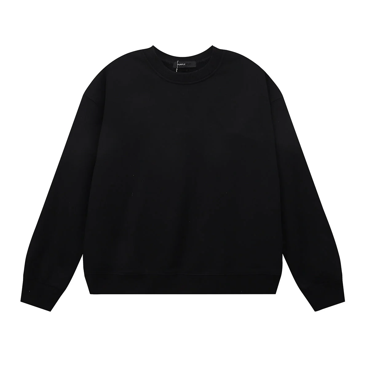 Purple Men's Long-Sleeve T-shirt Sweatshirt 1119
