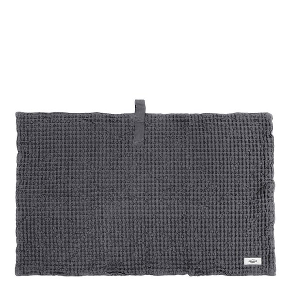 Big Waffle badematte 80x55 cm mørkegrå