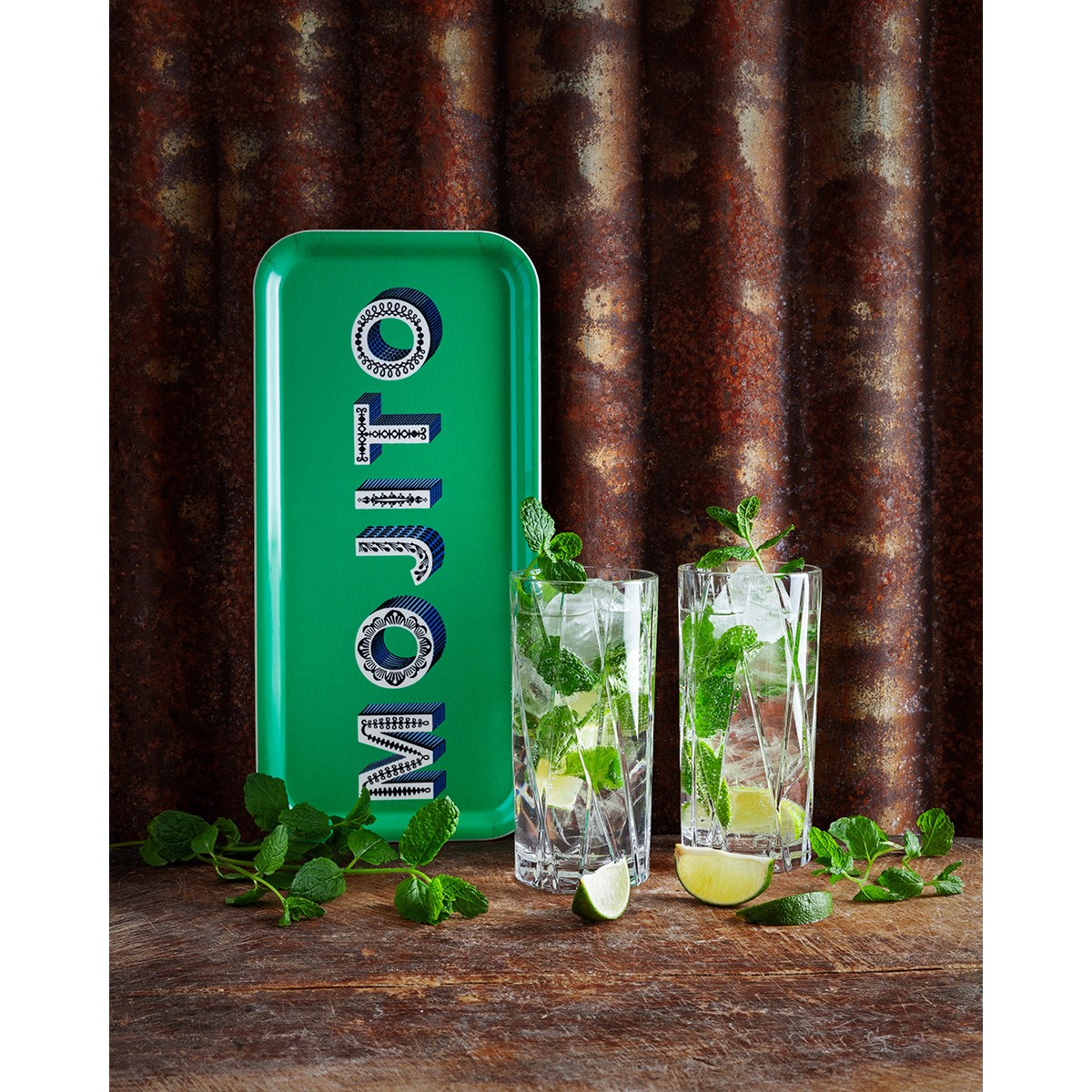 Serveringsbrett 15x32 cm mojito