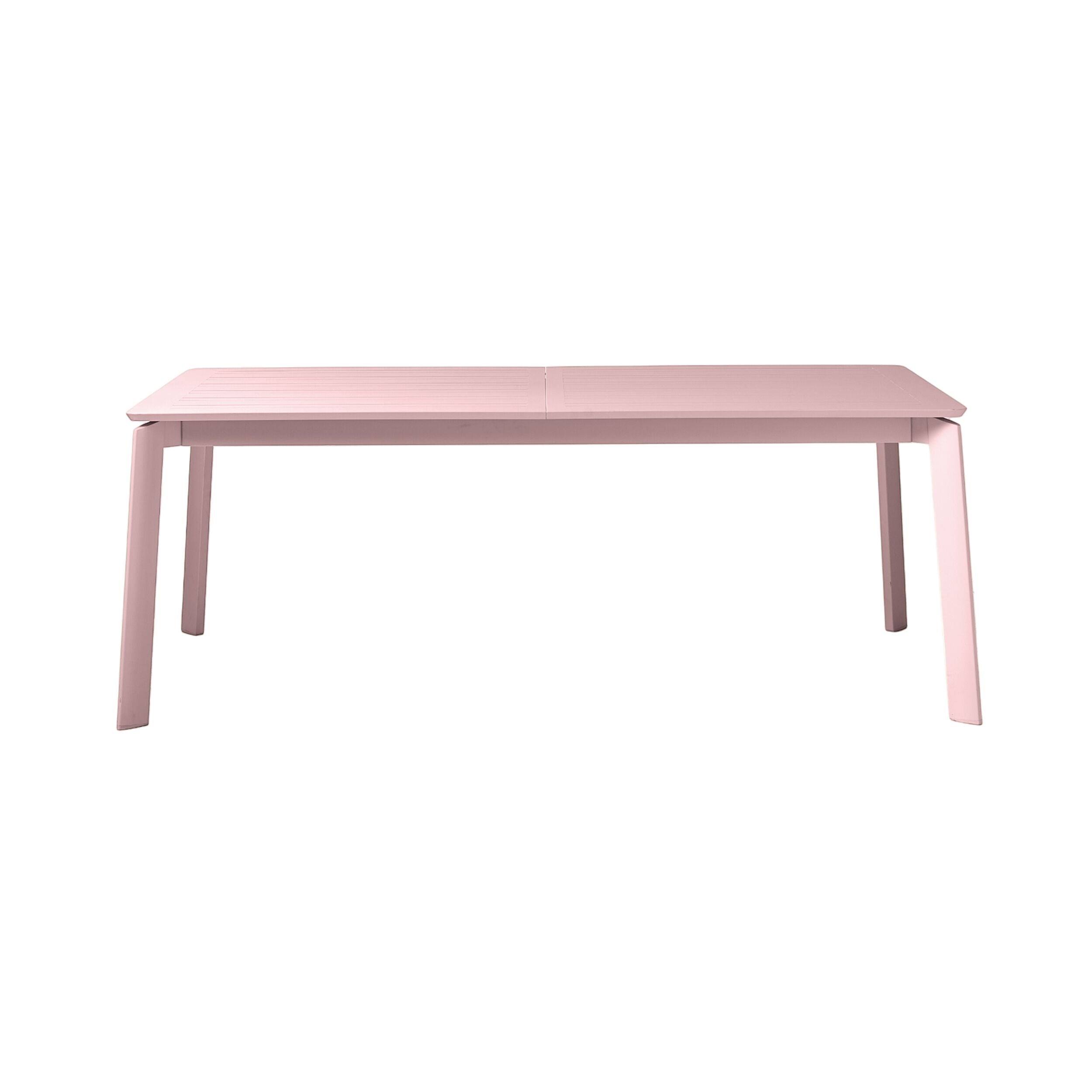 Santana Aluminium Extension Table Rose Pink 200/300cm
