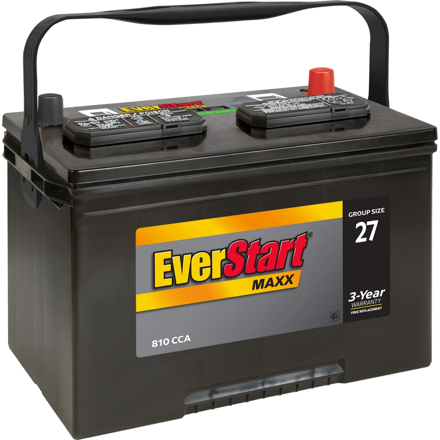 Maxx Lead Acid Automotive Battery, Group Size 27 12 Volt, 810 CCA 160RC(Single) - Image 2