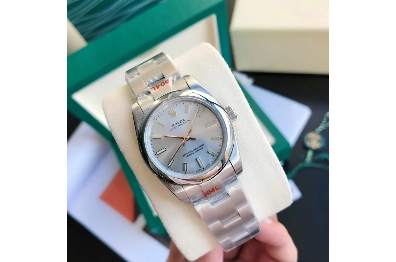 Couple Watches Rolex Oyster Perpetual 31/41mm SS/SS Sliver/Stk