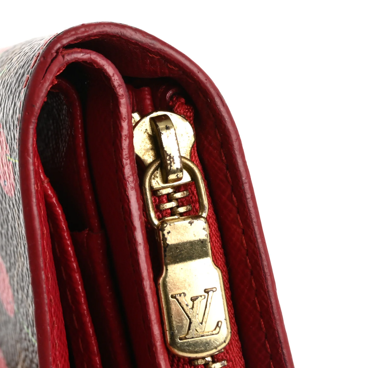 Monogram Cerises Compact Zippe Wallet