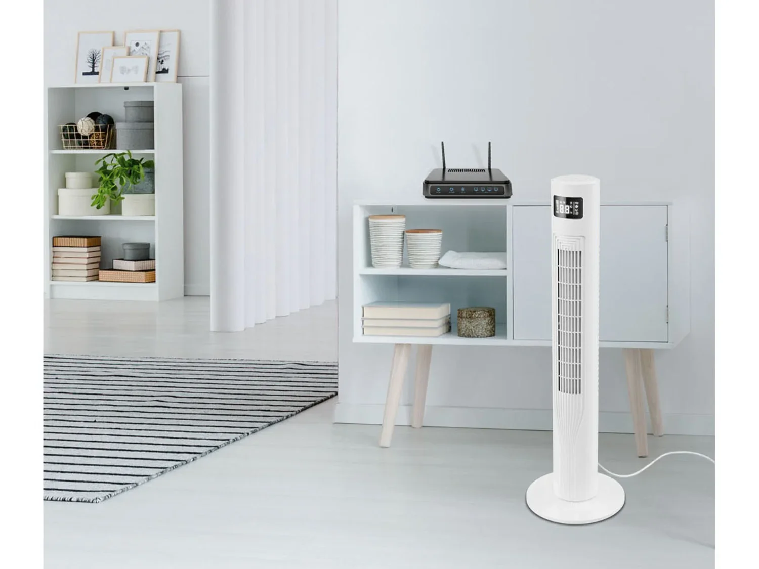 SILVERCREST Ventilateur de tour Smart Home STVS 50 A1