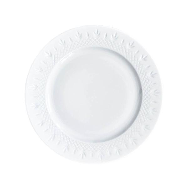 Crispy Porcelain asjett 19 cm hvit
