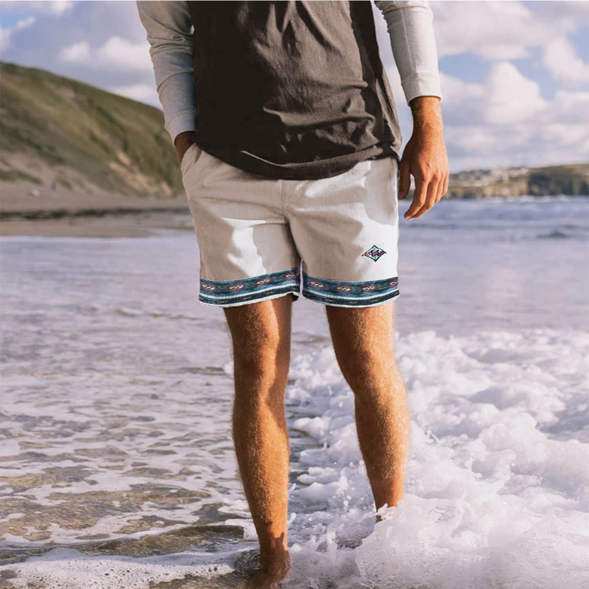 Shorts de surf de vacances pour hommes