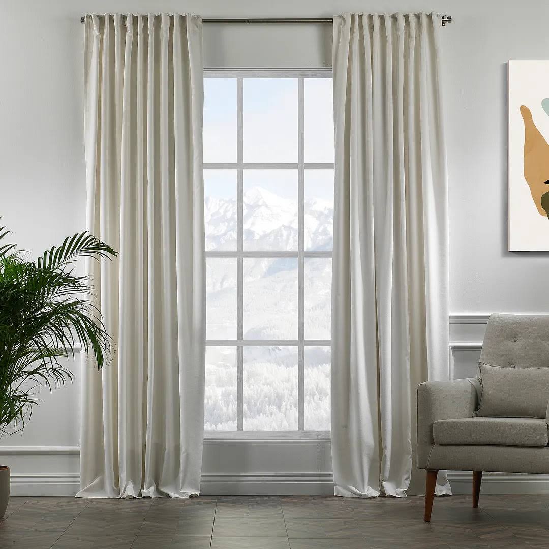 Extra Long and Extra Wide Decorative Single Panel Lilijan Home & Curtain Size per Panel: 100
