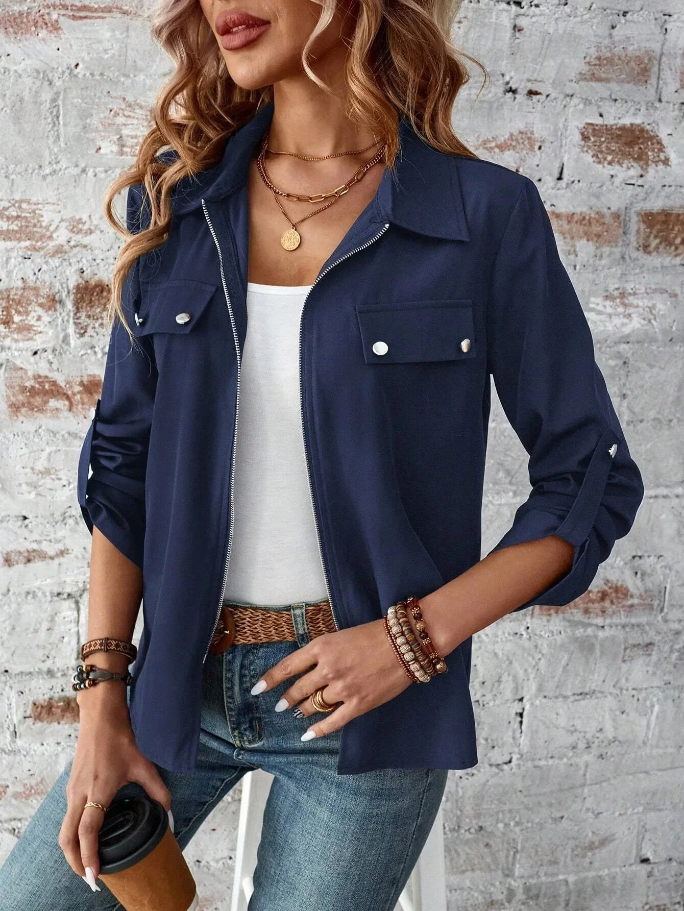 La Veste Zippée Utilitaire Classique