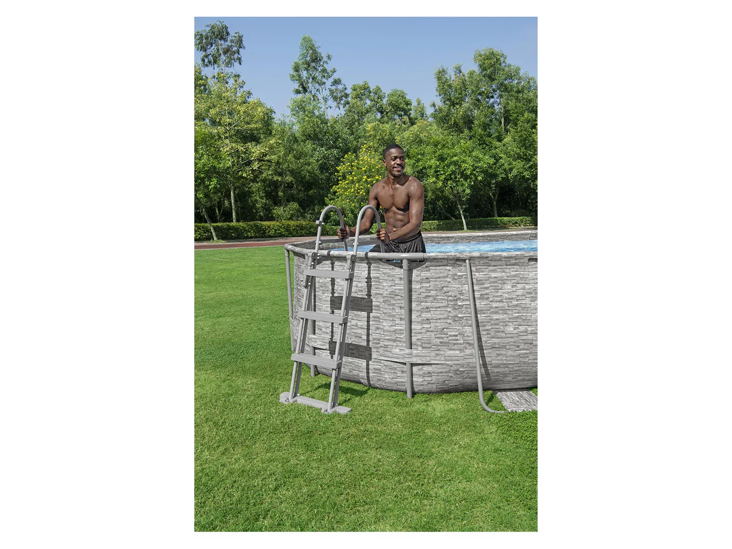 Bestway chelle de piscine Flowclear, 107 cm