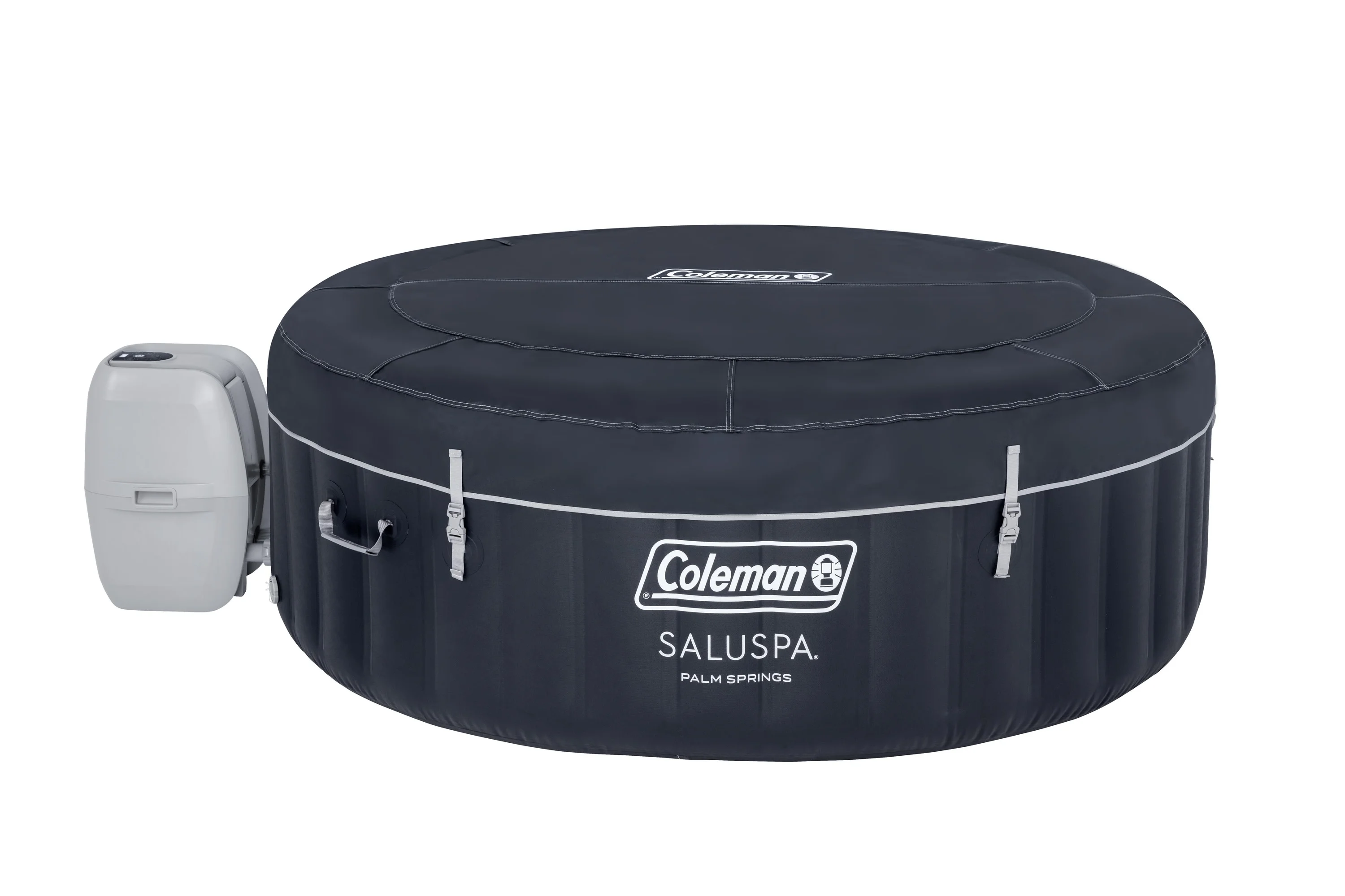 Coleman Saluspa Palm Springs Airjet Inflatable Circle Hot Tub Spa 4 - 6 Person with Pump #p08411