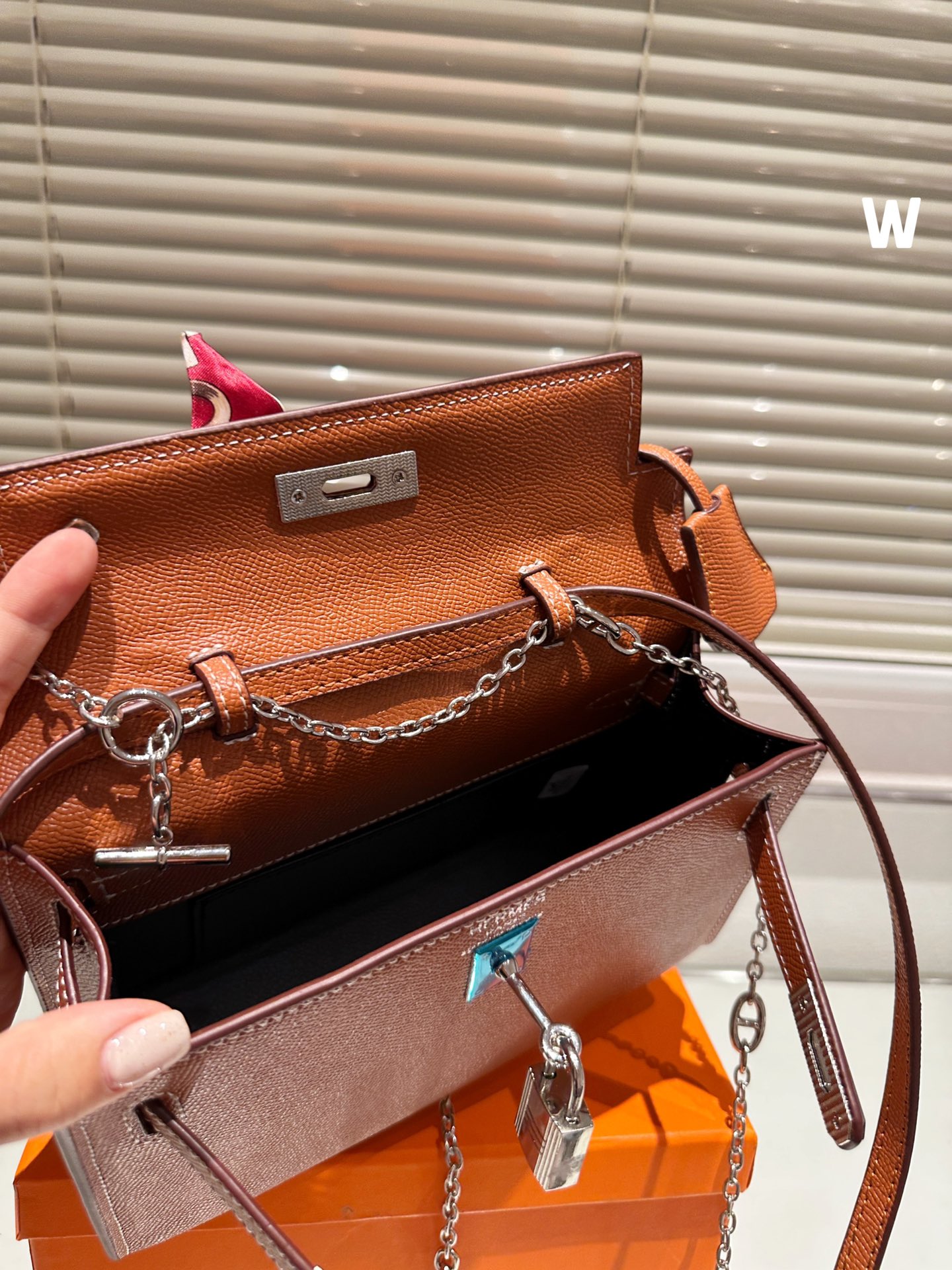 Hermes Kelly Princess Kelly Crocodile Pattern 22cm Bag