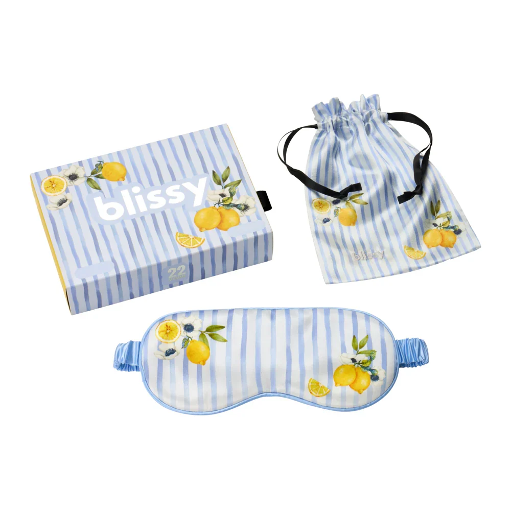 Sleep Mask - Lemon Bloom