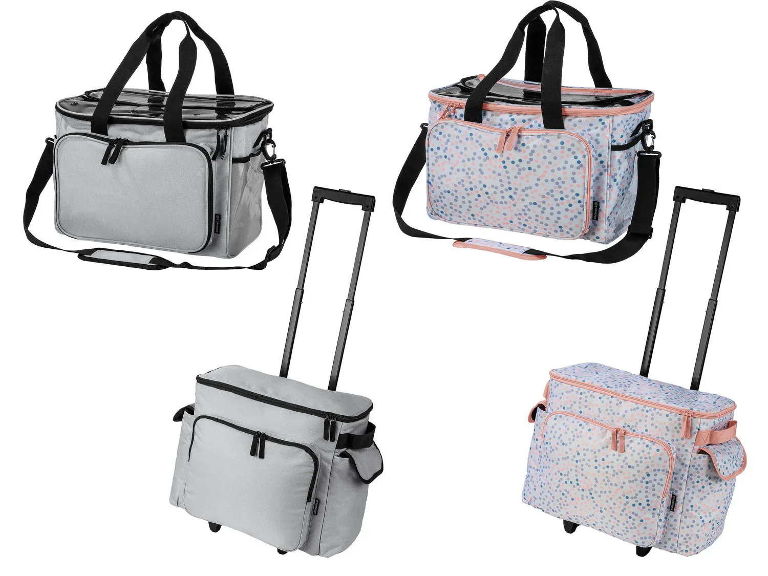 TOPMOVE Sac pour accessoires de tricot ou trolley pour machine  coudre