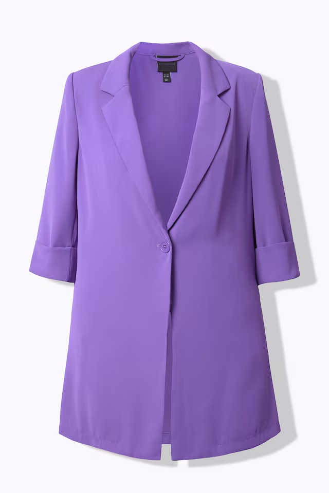 Colorful 3/4 Sleeve Blazer