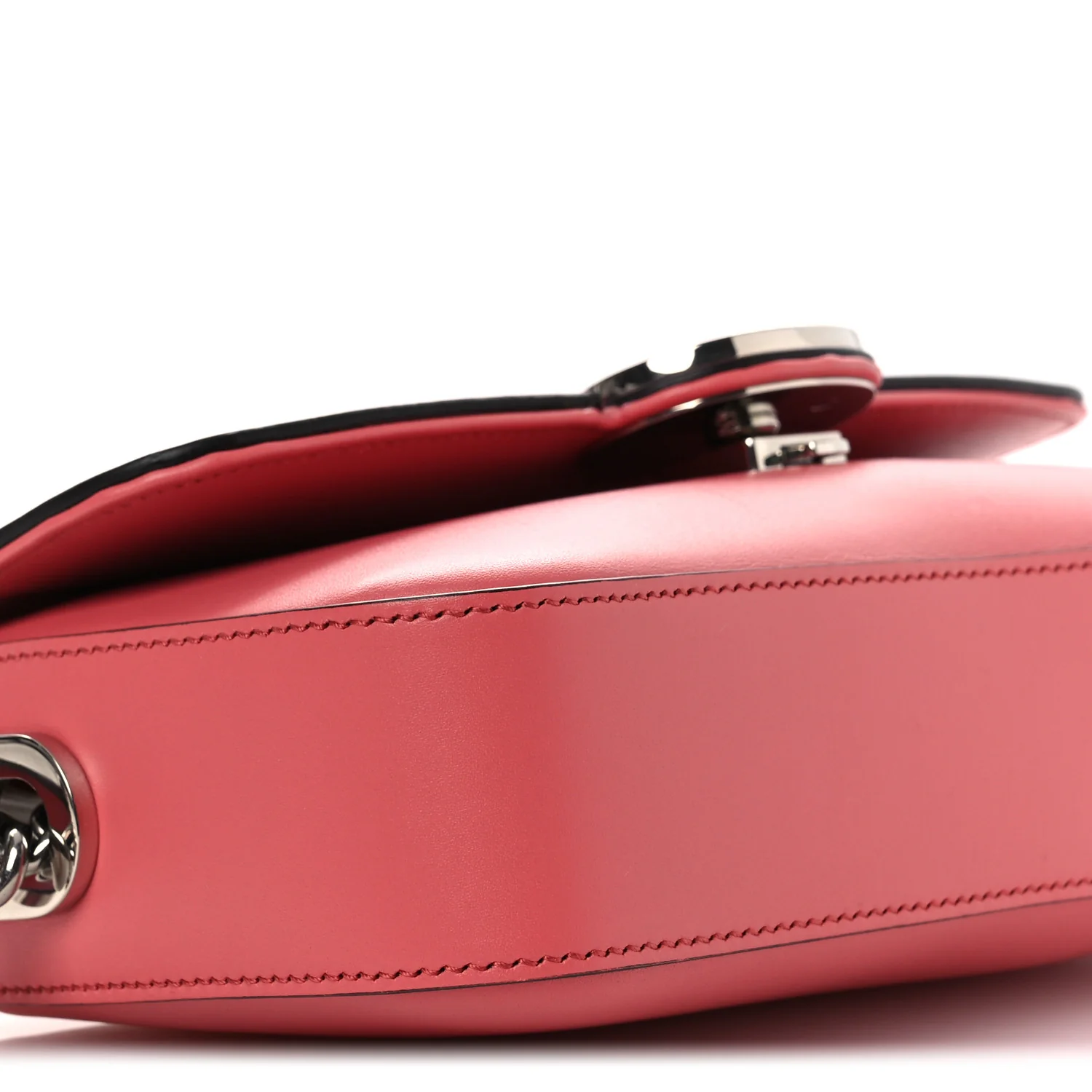 Senna Calfskin Petite GG Top Handle Shoulder Bag Pink