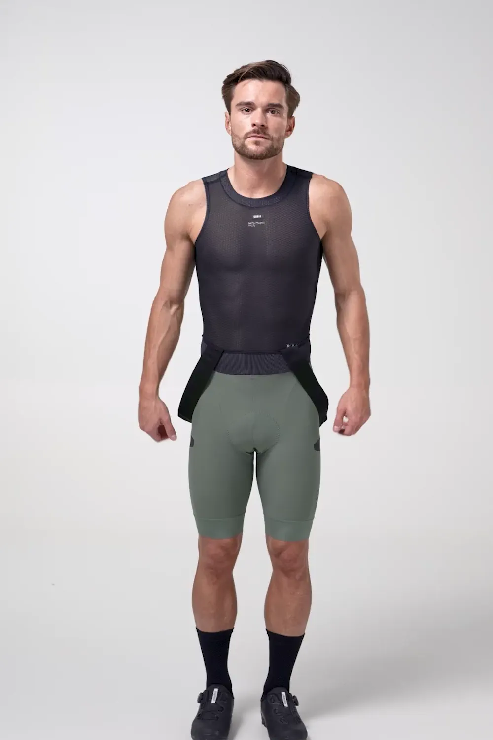 Gobik Bib Shorts  Men Grit 2.0 Evergreen