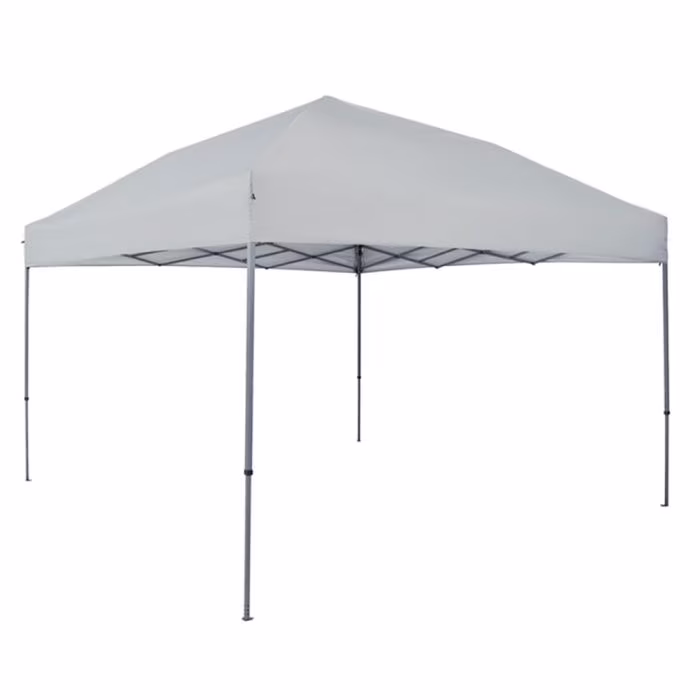 Garden Winds Custom Fit Replacement Canopy Top Cover Compatible with The Quest ORC00022 12' x 12' Straight Leg Pop Up Canopy - Upgraded Performance RipLock 350 Fabric - Slate Gray