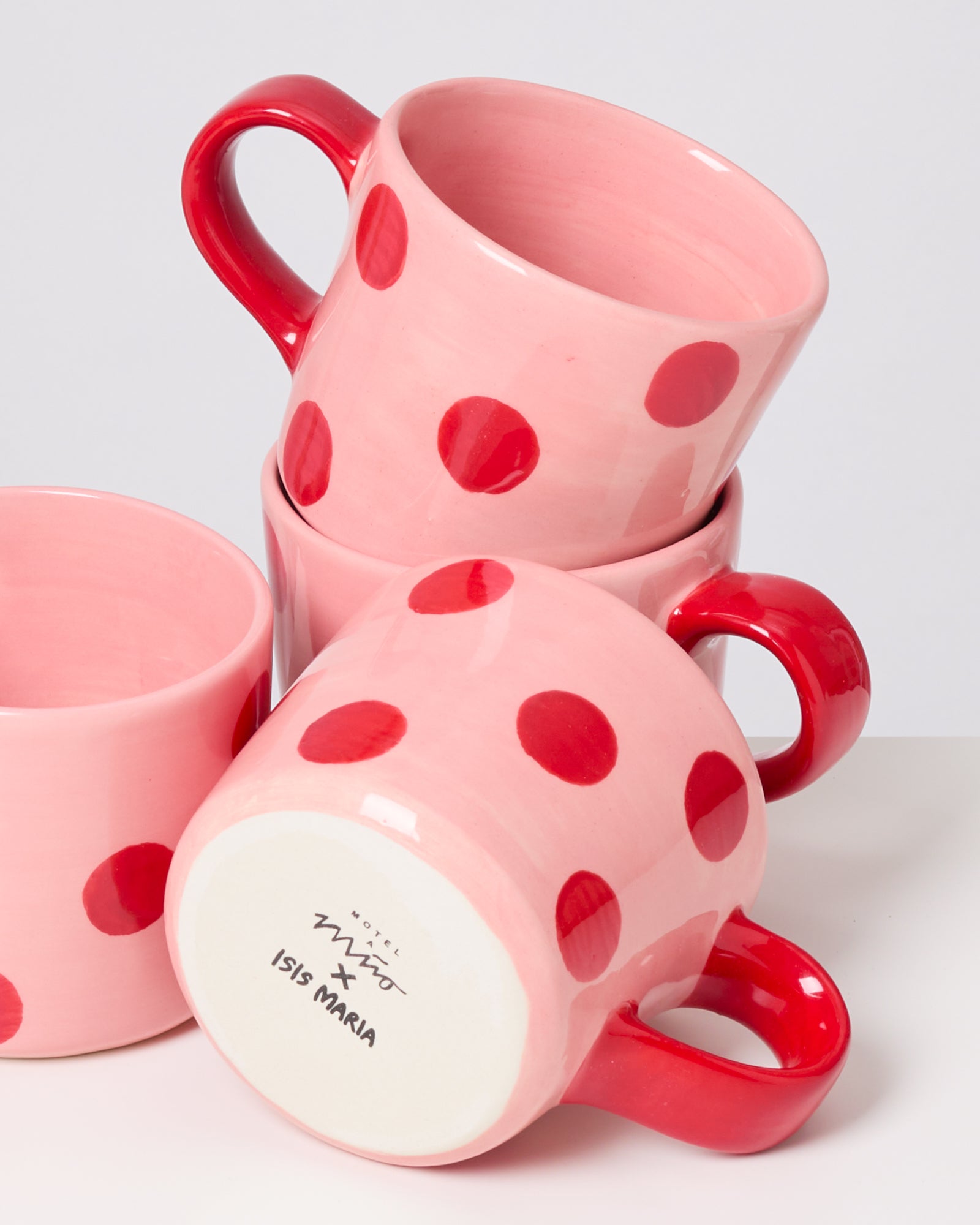 MAM X ISIS MARIA - LARGE MUG PINK RED