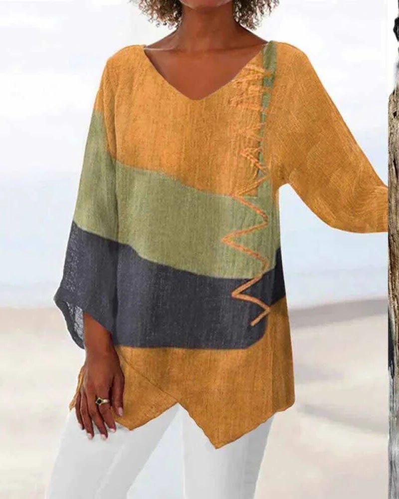 Blouse élégante polyvalente pour femme