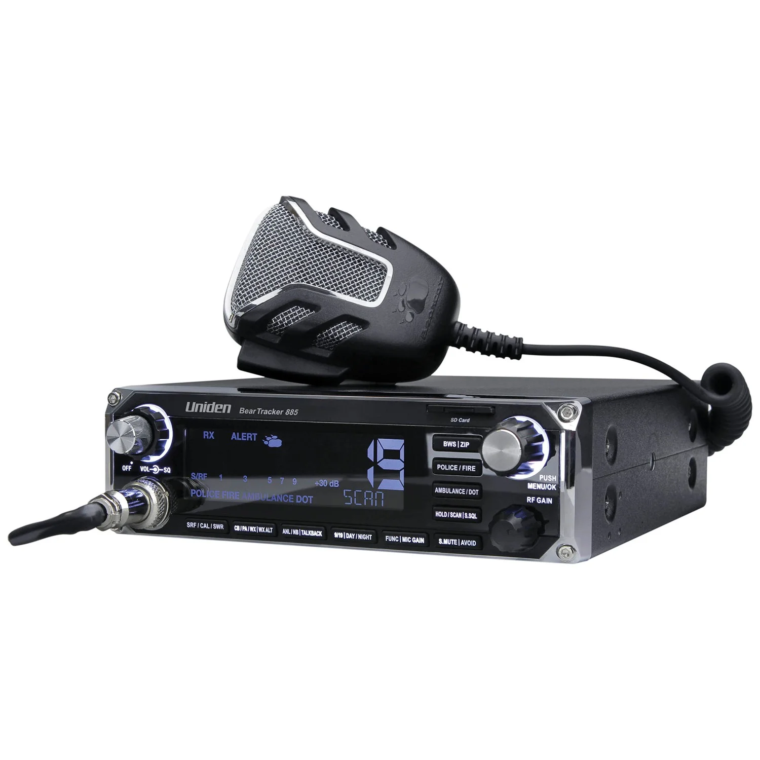 Beartracker 885 Hybrid CB Radio + Digital Scanner