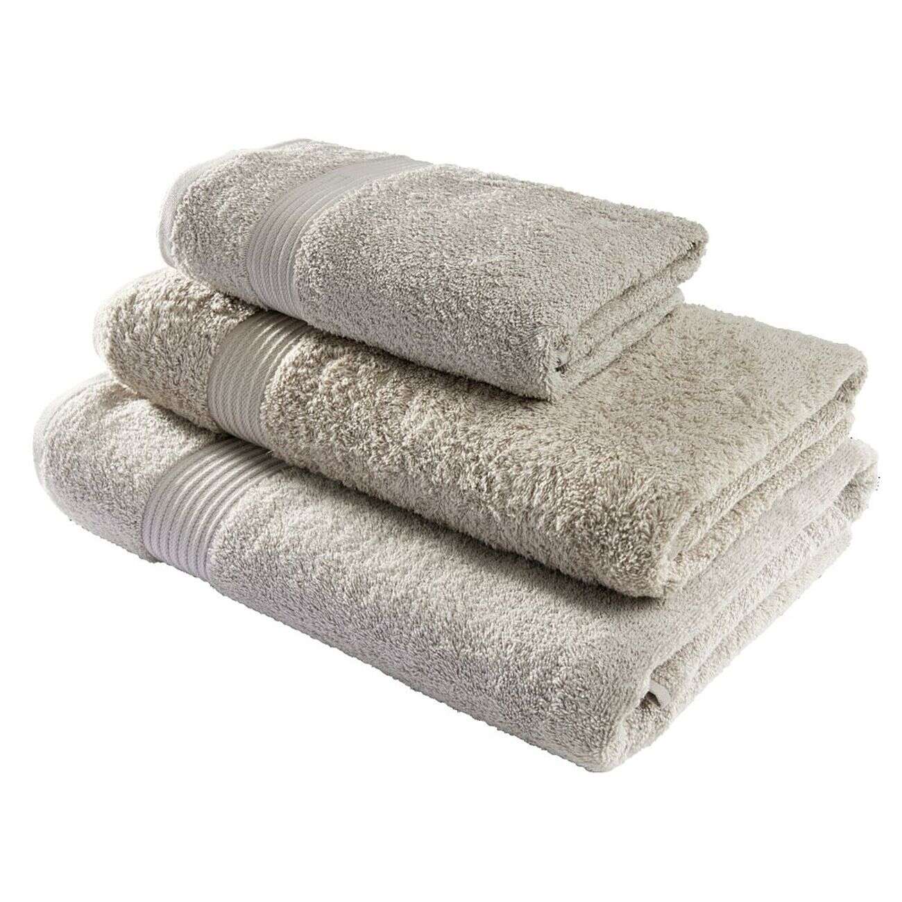 Drap de bain maxi 90x150cm coton beige dune