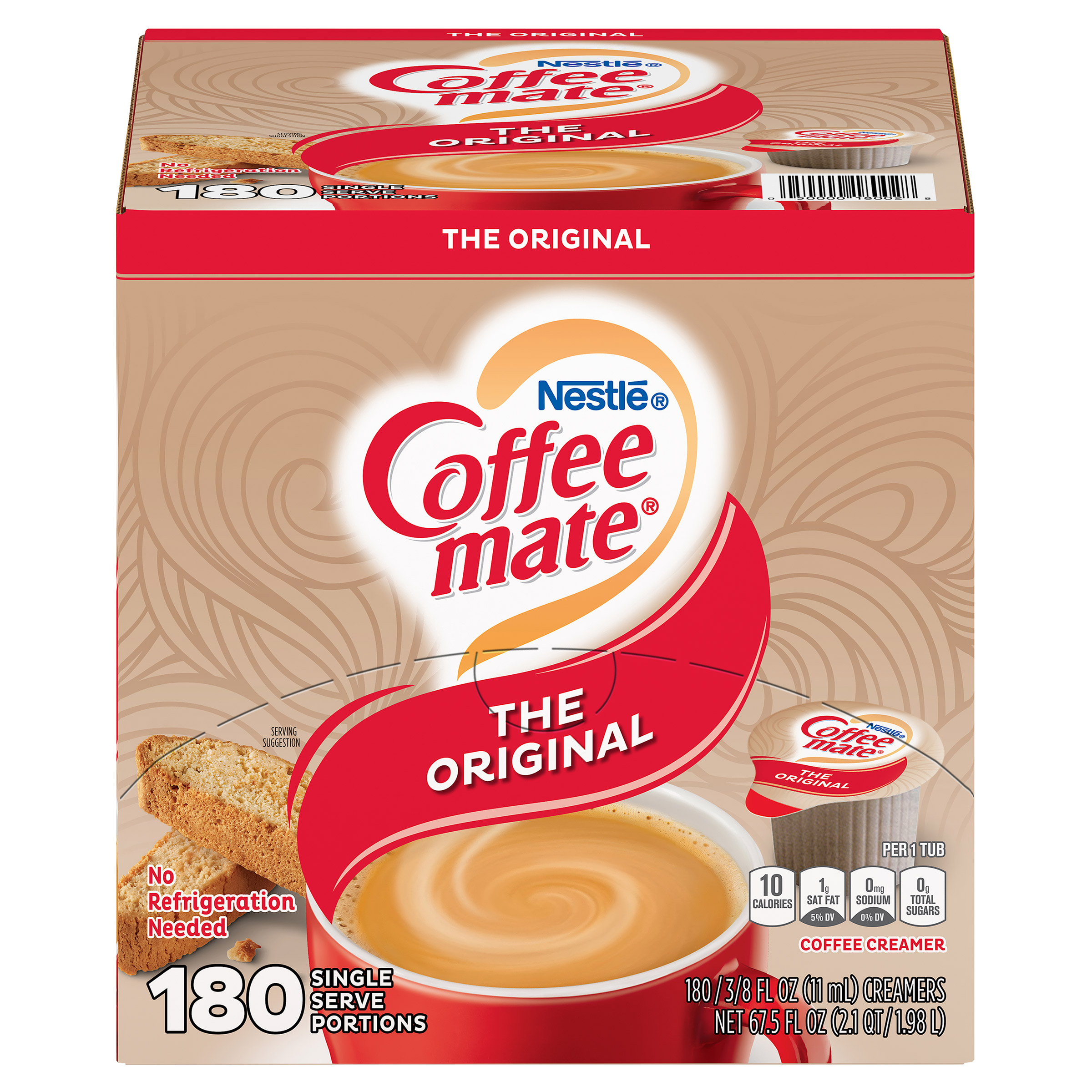 Nestlé Coffee - Mate Liquid Creamer, Original, 180 - Count