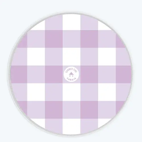 Serviette ronde Atoll Ari