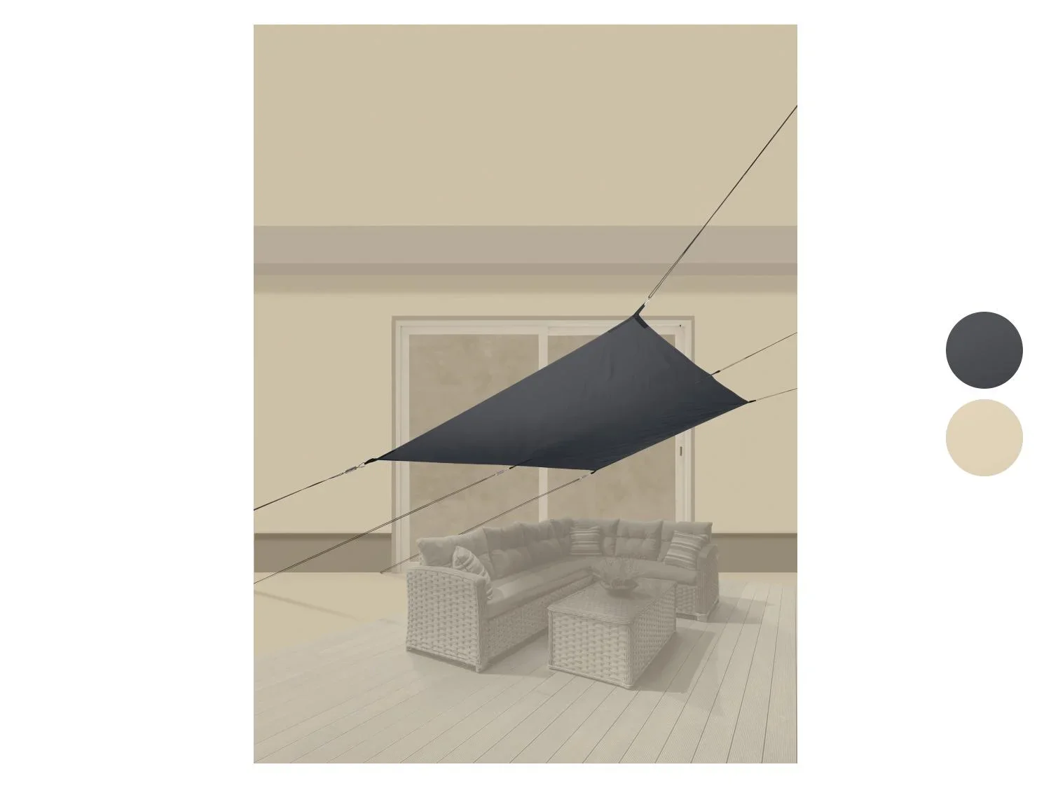 LIVARNO Voile d'ombrage