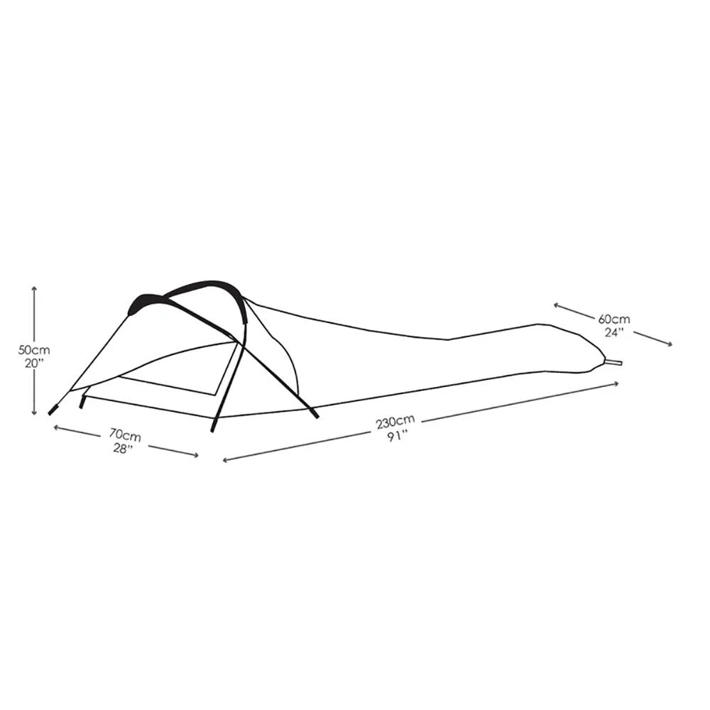 Stratosphere Ultra Compact 1 Person Backpacking Camping Bivvi Shelter - Image 5