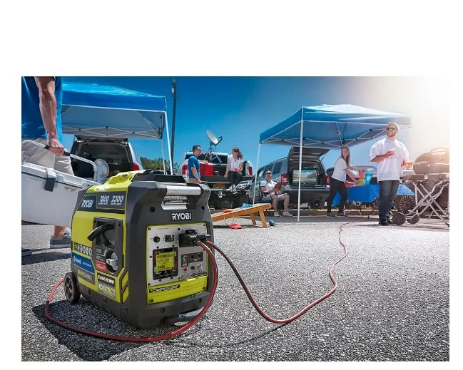 Ryobi 2, 300 - Watt Recoil Start Bluetooth Super Quiet Gasoline Powered Digital Inverter Generator with CO Shutdown Sensor