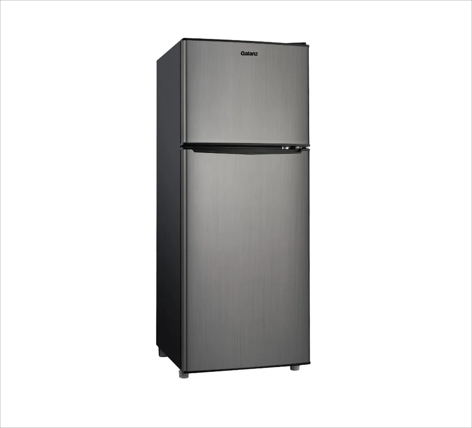 4.6. Cu ft Two Door Mini Refrigerator with Freezer. Stainless Steel