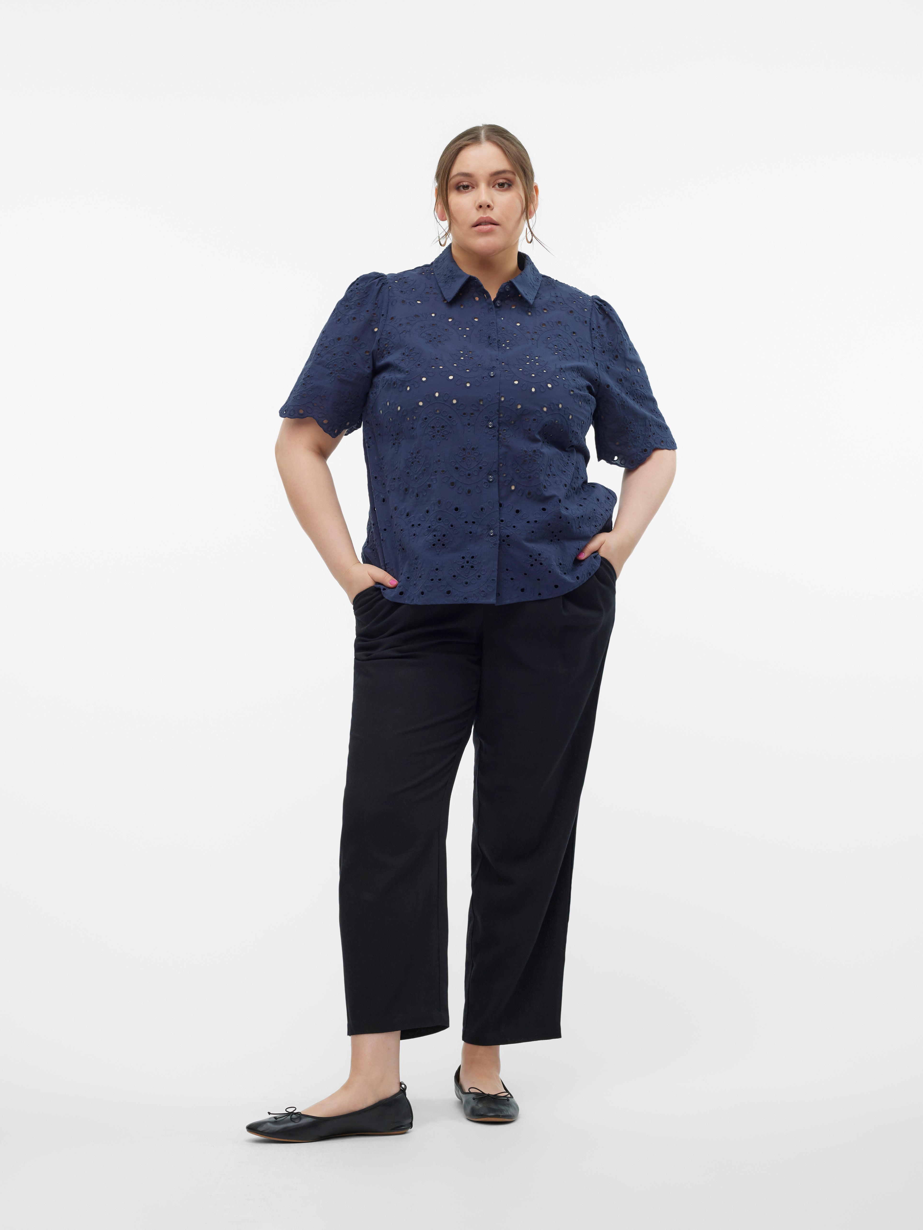VERO MODA® VMCJESMILO Mid waist Trousers
